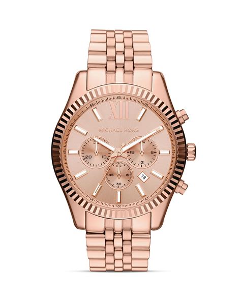 herrenuhr rosegold michael kors|michael kors men's rose gold.